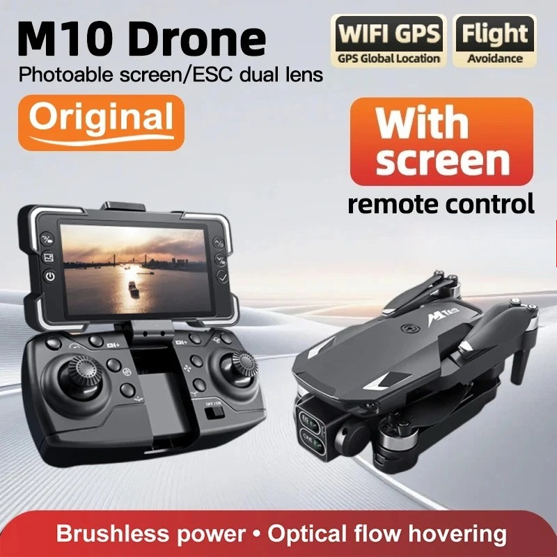 โดรนรุ่นดั้งเดิม M10 4K 5G HD  - Fpv Brushless Rc Drone 4K บทวิจารณ์และราคา