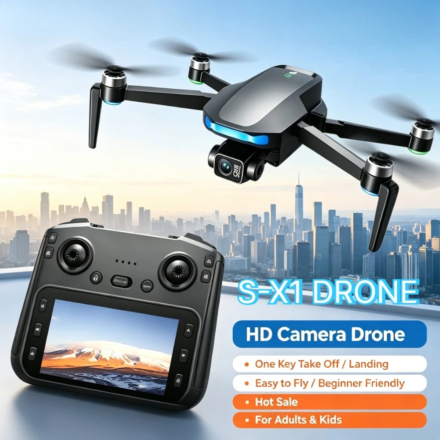 โดรน GPS รุ่น S-X1 ดั้งเดิม กล - Fpv Brushless Rc Drone 4K บทวิจารณ์และราคา