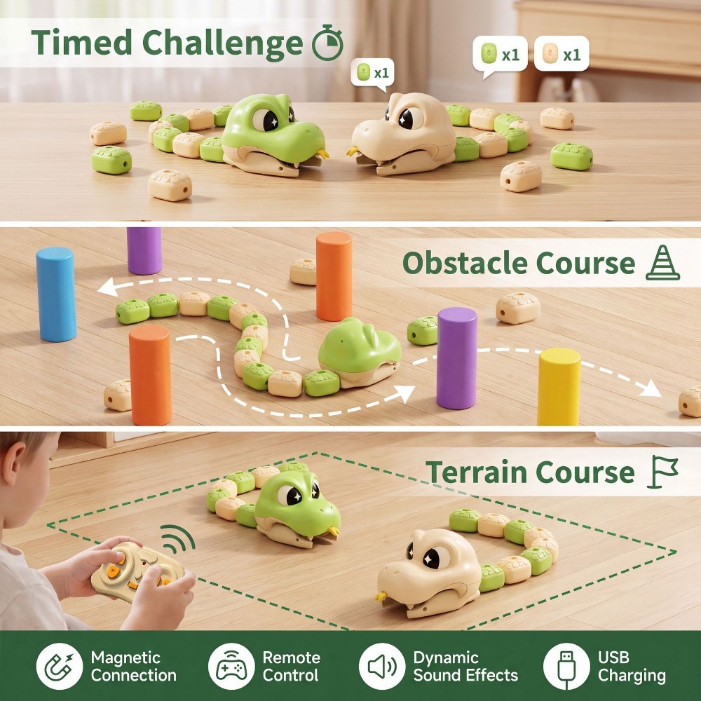 ของเล่นงูแม่เหล็กควบคุมระยะไกล - Remote Control Toys บทวิจารณ์และราคา